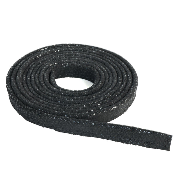 Knot belt - Black Glitter